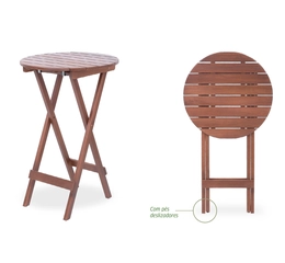 Mesa bistrô redonda Ibiza